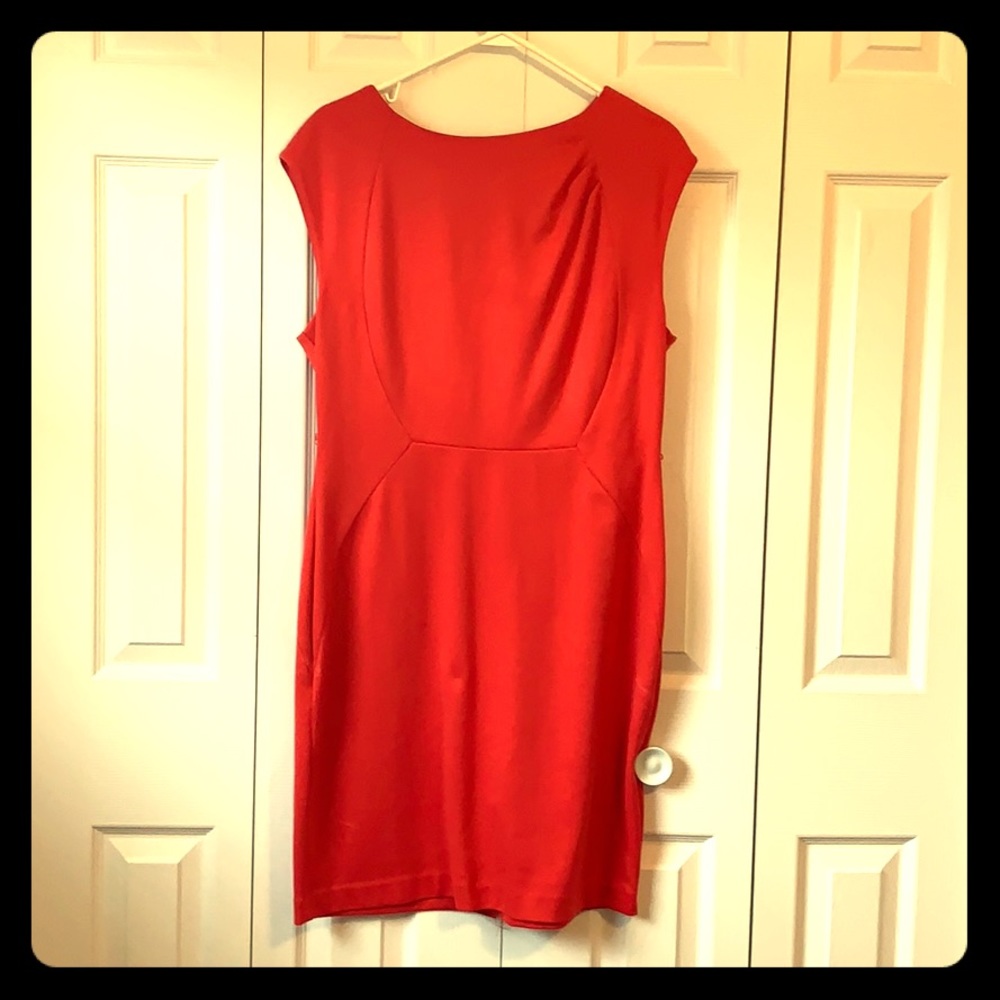 Professional red dress